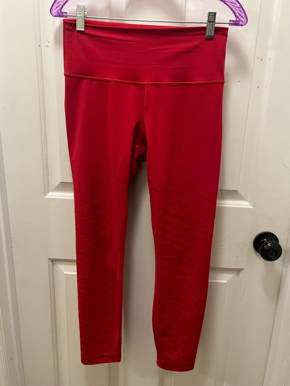 🍋LIKE NEW Lululemon Lunar New Year Wunder Under HR Tight 25" - Dark Red - Sz 8